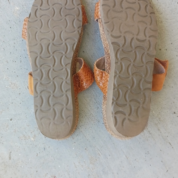 NAOT Brown Leather Women's Sandal - Picture 4 of 4